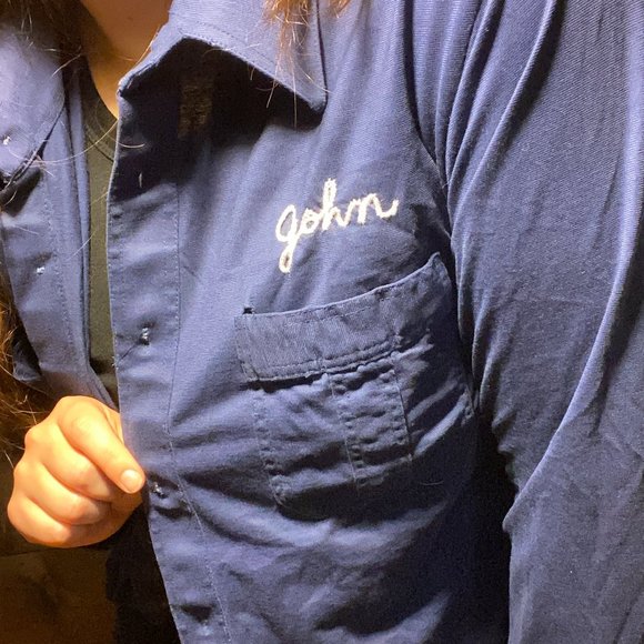 Vintage Monogrammed Button Down - Picture 2 of 9